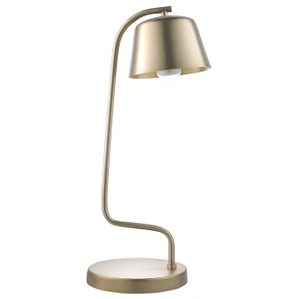 Лампа настольная Enkel Mon, Ø20,5х57 см, золотистая