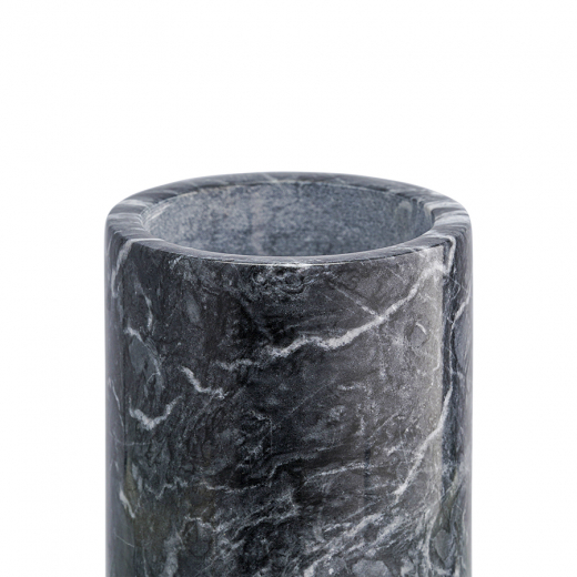 Органайзер для кухонных принадлежностей Marm, Ø10х17 см, черный мрамор