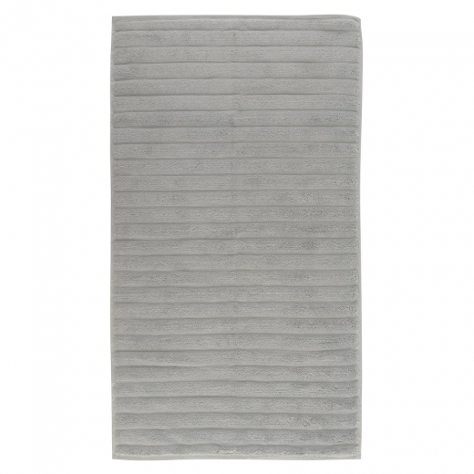 Полотенце для рук Waves серого цвета из коллекции Essential, 50х90 см