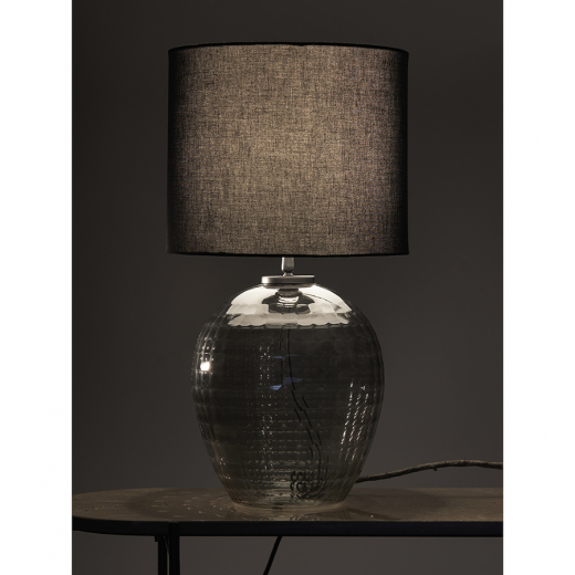 Лампа настольная Mirage, Ø24 см с черным абажуром