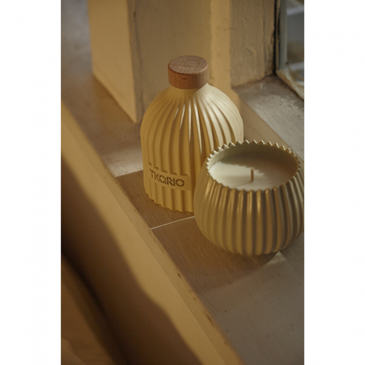 Свеча ароматическая Italian Cypress из коллекции Edge, бежевый, 30 ч