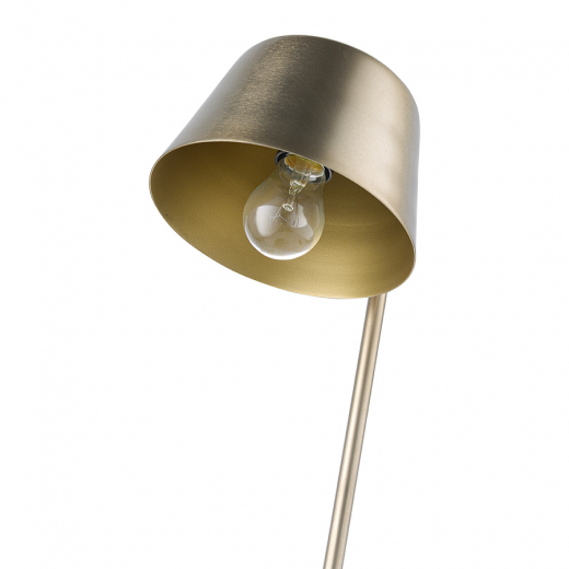 Лампа настольная Enkel Mon, Ø20,5х57 см, золотистая