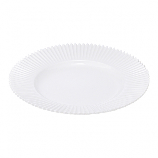 Набор из двух тарелок белого цвета из коллекции Edge, 21 см
