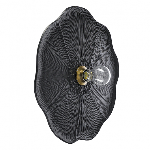 Светильник настенный Wildflower, Ø46 см, черный
