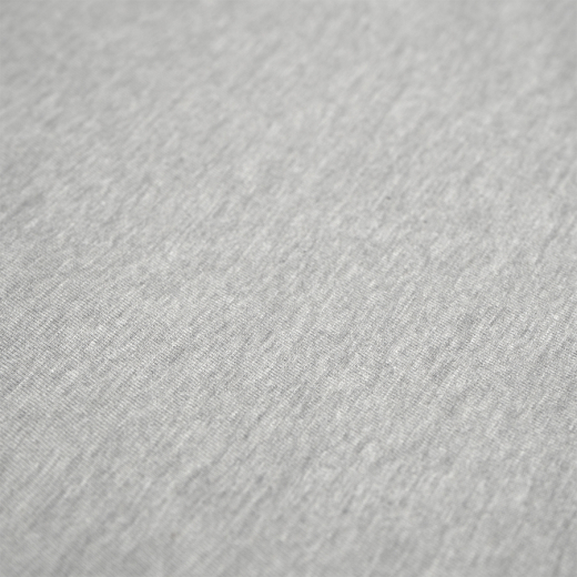 Простыня на резинке из хлопкового трикотажа серого цвета из коллекции Essential, 160х200х30 см