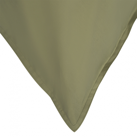 Набор из двух наволочек из сатина цвета шалфея с брашинг-эффектом из коллекции Essential, 50х70 см