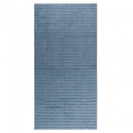 Полотенце банное Waves джинсово-синего цвета из коллекции Essential, 70х140 см