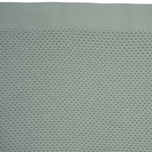 Полотенце банное вафельное цвета шалфея из коллекции Essential, 70х140 см