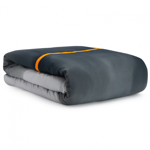 Комплект постельного белья из умягченного сатина из коллекции Slow Motion, Orange, 150х200 см