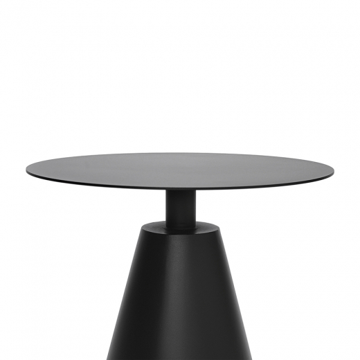 Столик кофейный Marius, Ø50 см, черный