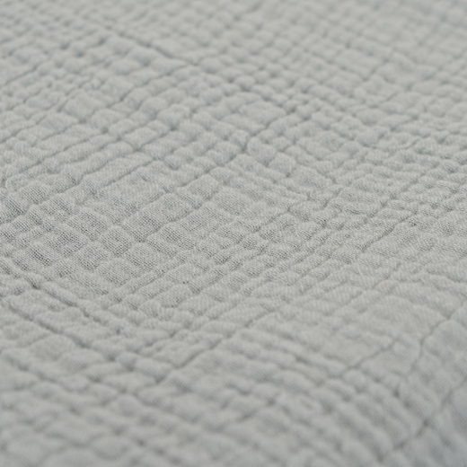 Одеяло из жатого хлопка серого цвета из коллекции Essential 90x120 см