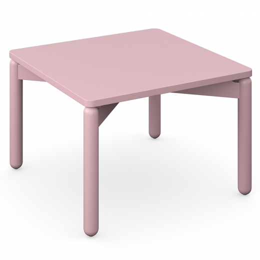 Столик кофейный Saga, 60х60 см, розовый