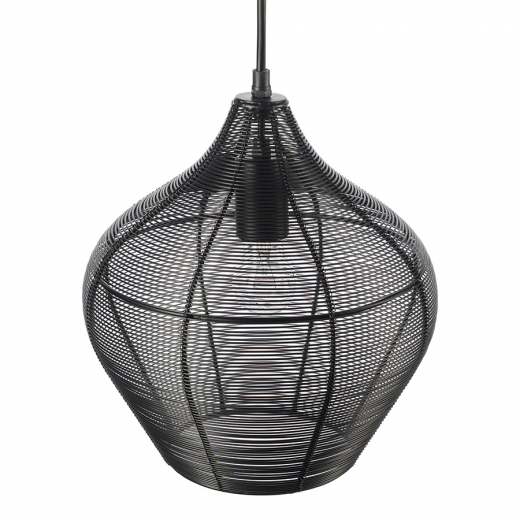 Светильник подвесной Vinger, Ø27х30 см, черный