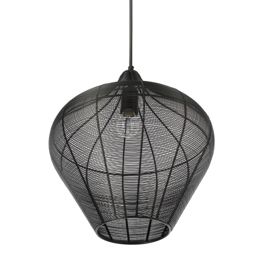 Светильник подвесной Vinger, Ø36х40 см, черный