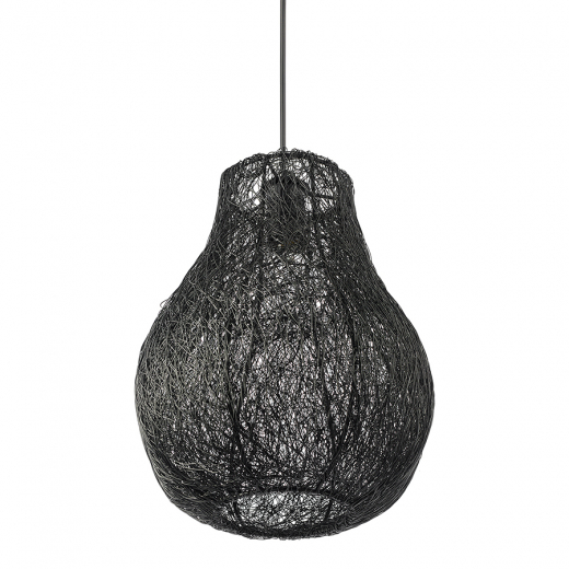 Светильник подвесной Vinger, Ø27х35 см, черный