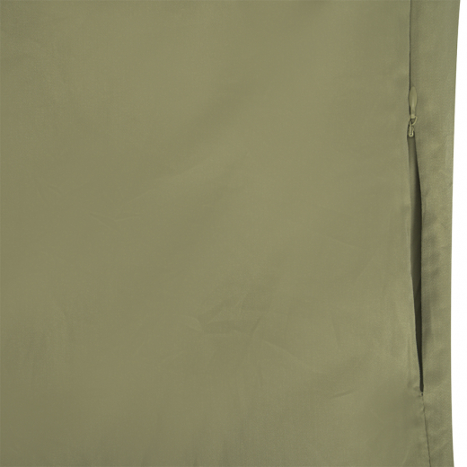 Комплект постельного белья из сатина цвета шалфея с брашинг-эффектом из коллекции Essential, 150х200 см