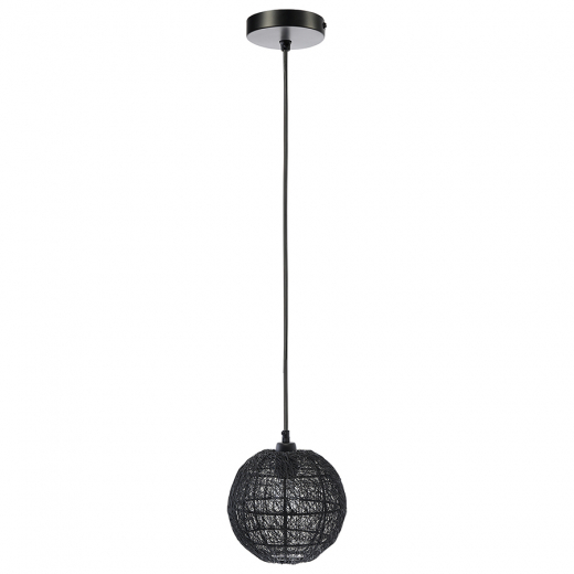 Светильник подвесной Vinger, Ø20х22 см, черный