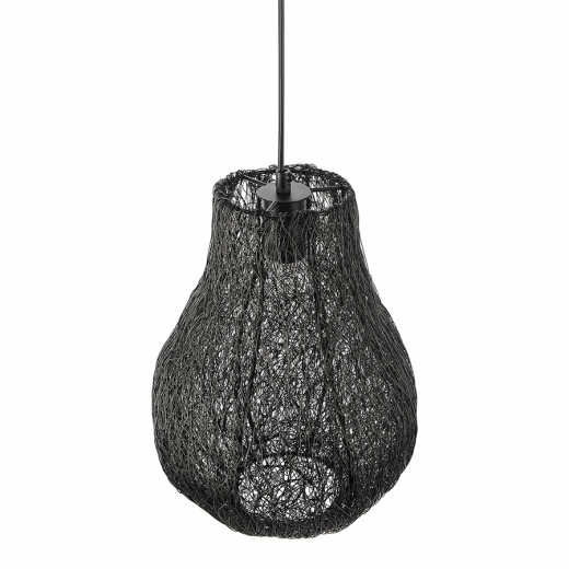 Светильник подвесной Vinger, Ø27х35 см, черный