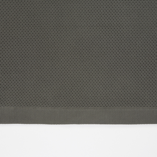 Полотенце для рук вафельное темно-серого цвета из коллекции Essential, 50х90 см