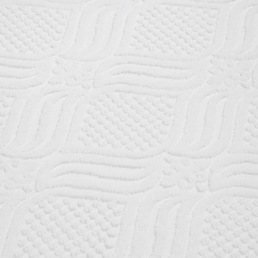 Полотенце для рук белое, с кисточками темно-синего цвета из коллекции Essential, 50х90 см