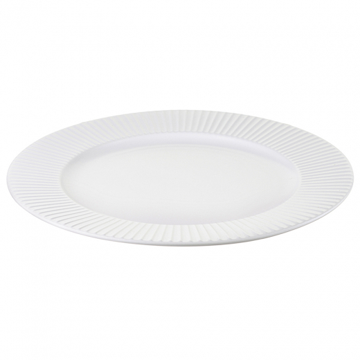 Набор обеденных тарелок Soft Ripples, Ø27 см, белые, 2 шт.