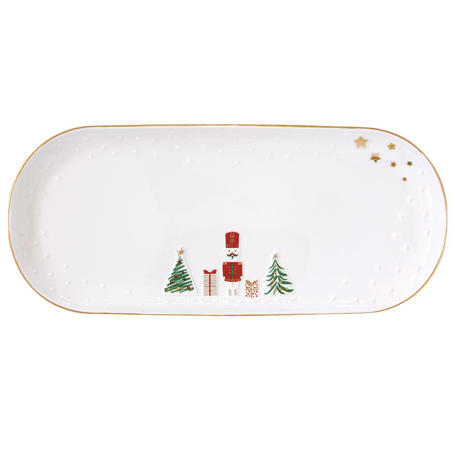 Изображение товара Блюдо сервировочное Let it snow, 34х15 см