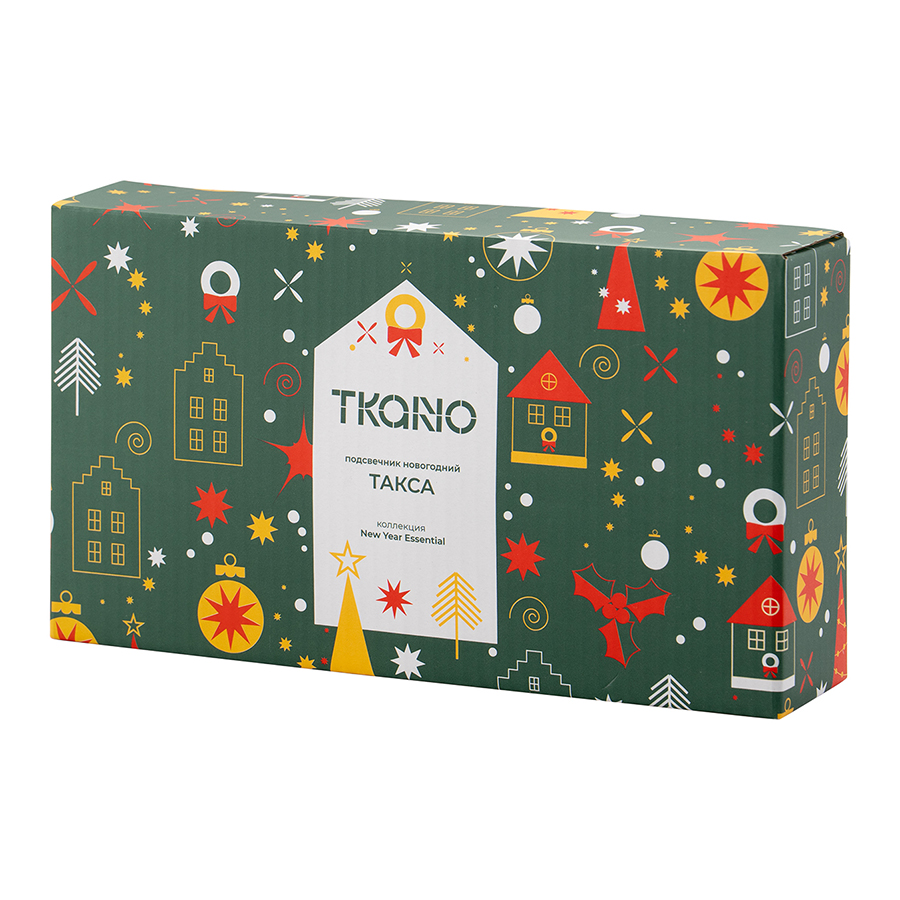 Подсвечник новогодний Такса из коллекции New Year Essential, 20х4,6х11,5 см., фото 6