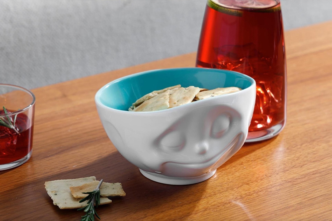 Чаша Tassen Dreamy, 500 мл, белая-голубая