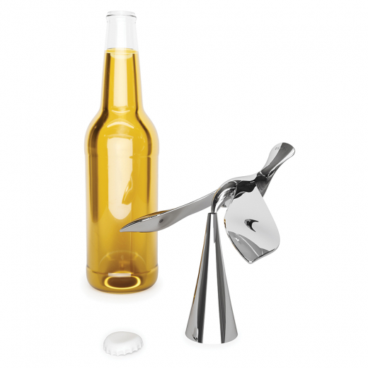 Открывалка для бутылок Tipsy, хром