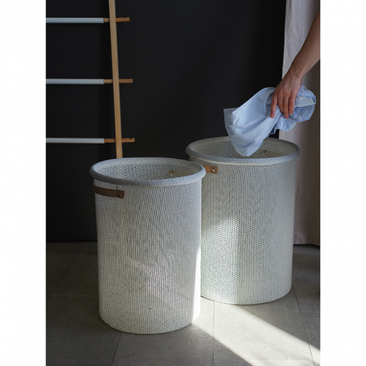 Корзина для хранения Sustainable collection, Ø42х55 см, молочная