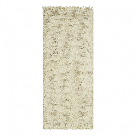 Ковер из буклированной новозеландской шерсти из коллекции Ethnic, 70х160 см