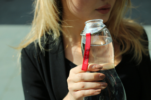 Экобутылка Eau Good, 800 мл, красная