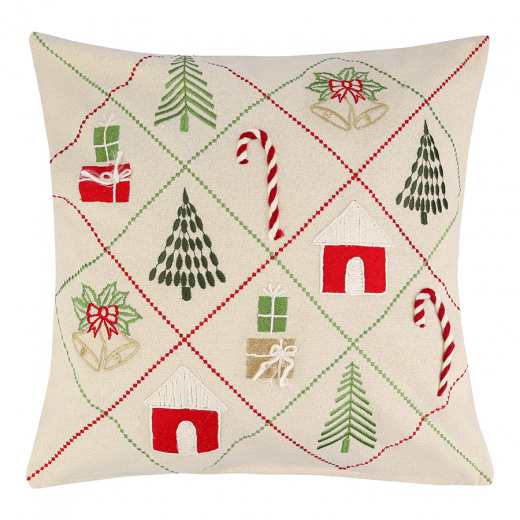 Чехол на подушку Christmas dreams из коллекции New Year Essential, 45х45 см