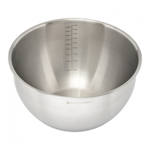 Миска стальная Balance с крышкой и терками, 5 л