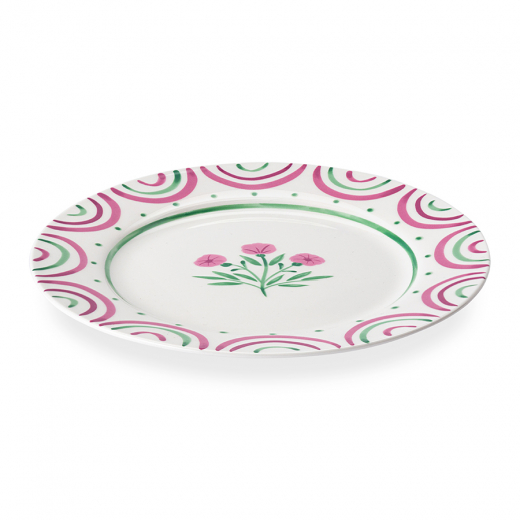 Десертная тарелка "Летний час", Ø20 см, розовая