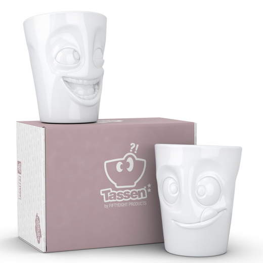 Набор кружек Joking & Tasty, 350 мл, белый, 2 шт.