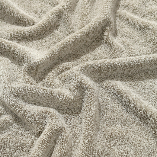 Полотенце банное бежево-серого цвета из коллекции Essential, 70х140 см