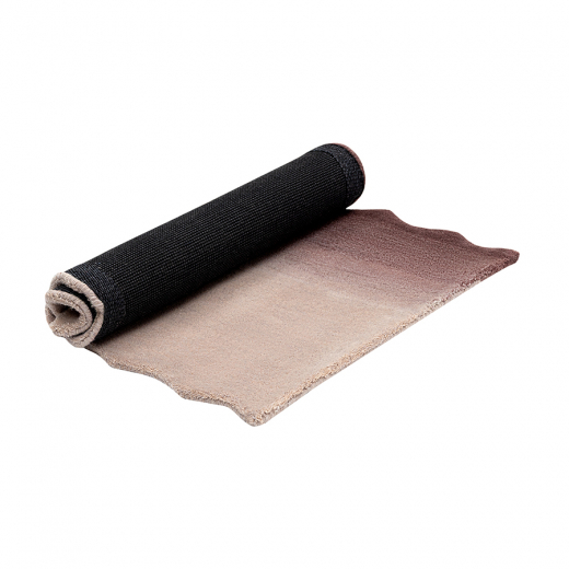 Ковер из шерсти Over Horizon цвета марсала из коллекции Trendy Ruffles, 60х90 см