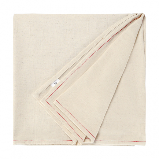 Скатерть Fancy Bows бежевого цвета из коллекции Essential, 180х180 см