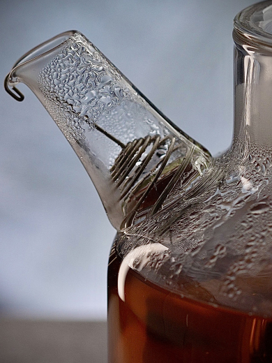 Чайник заварочный Orb, 1,2 л, синий/янтарный