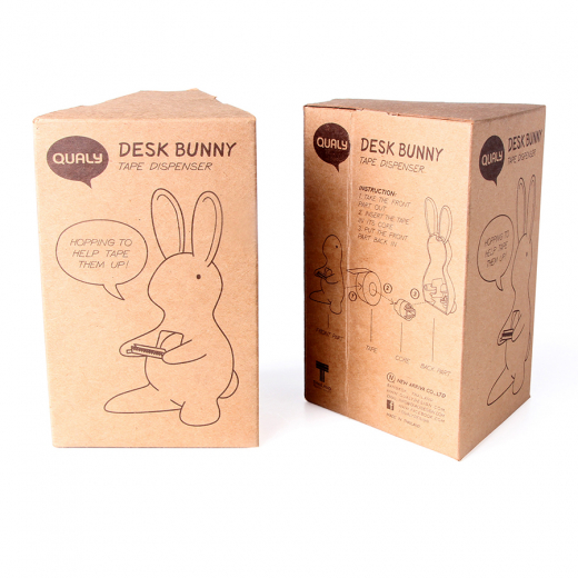 Диспенсер для скотча Bunny, белый