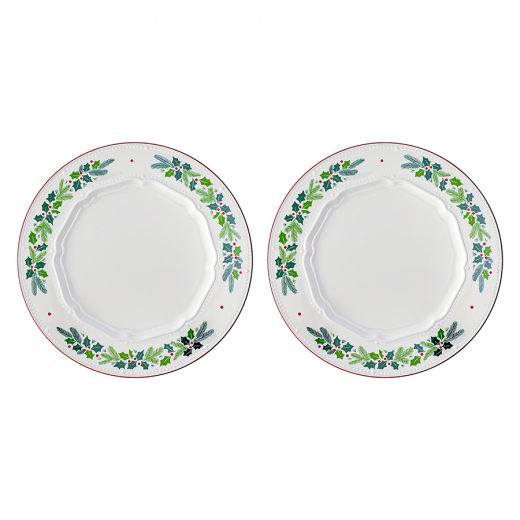 Набор из двух тарелок Nordic winter из коллекции New Year Essential, Ø26,5 см