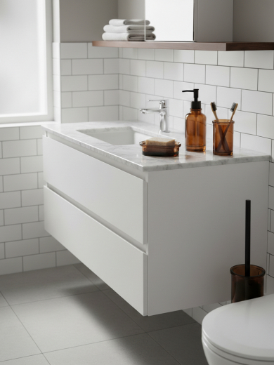 Стакан для зубных щеток Amber, темно-янтарный