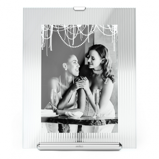 Фоторамка Flute, 20х23 см, хром