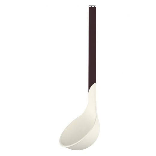 Половник SmartChef, 31 см, бежевый/бордовый