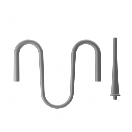 Органайзер для посуды и столовых приборов Peggy, 20х55 см, серый