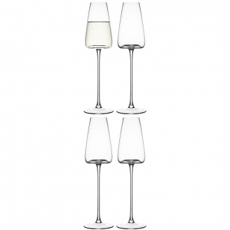 Набор бокалов для шампанского Sheen, 240 мл, 4 шт.