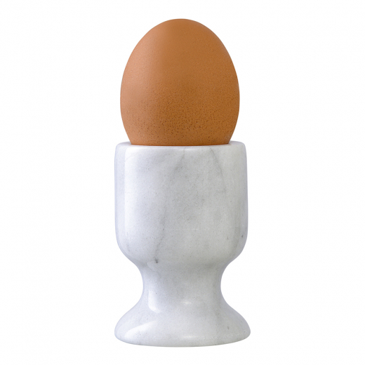 Набор подставок для яиц Marm, Ø5х7,4 см, белый мрамор, 2 шт.