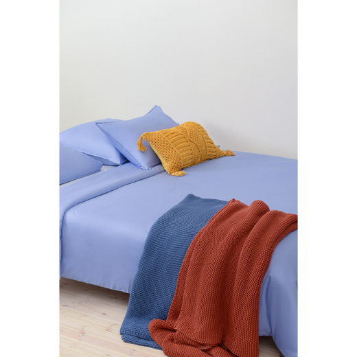 Комплект постельного белья сиреневого цвета из коллекции Essential, 200х220 см