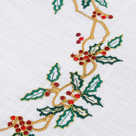 Дорожка на стол Festive wreath из коллекции New Year Essential, 45х150 см